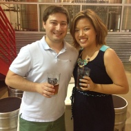 Me and Phuong at the pre-release party